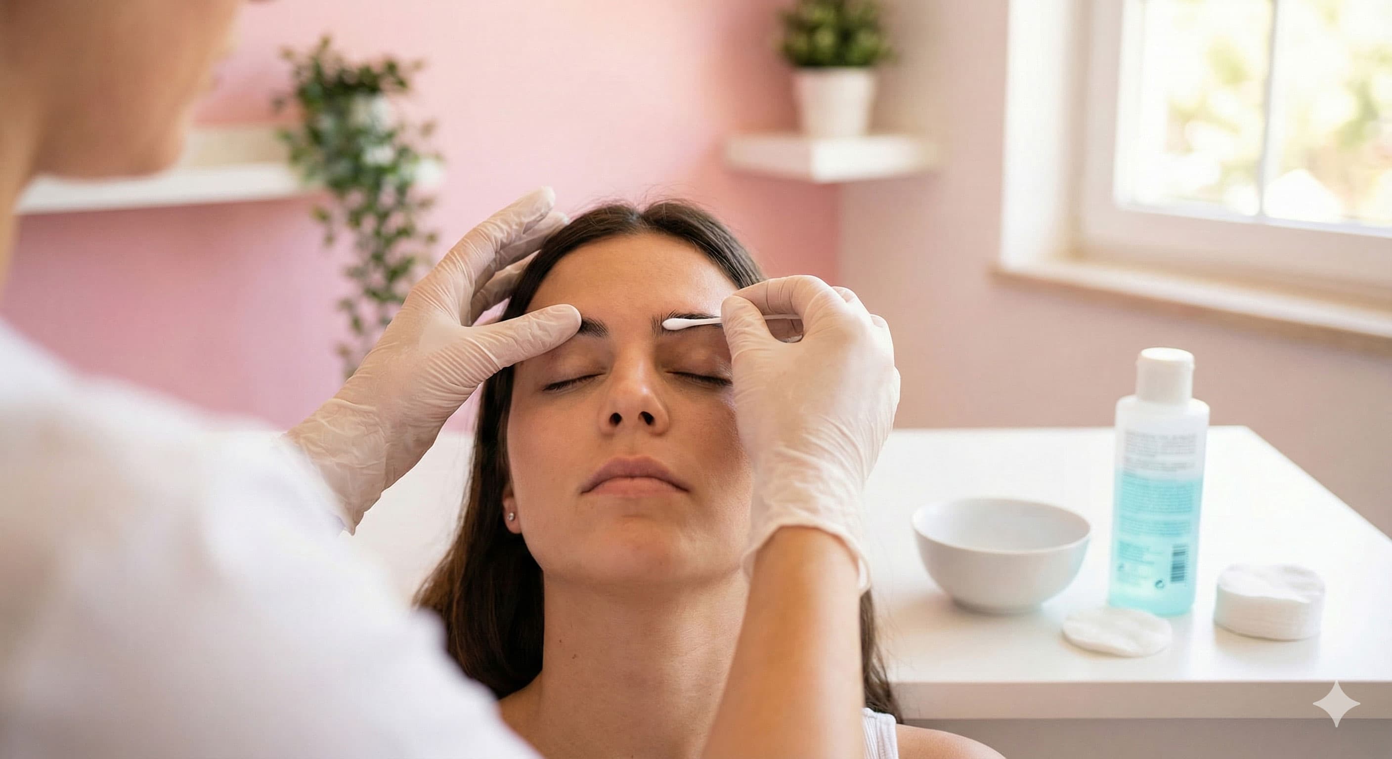 Удаление старого татуажа ремувером (брови/губы)