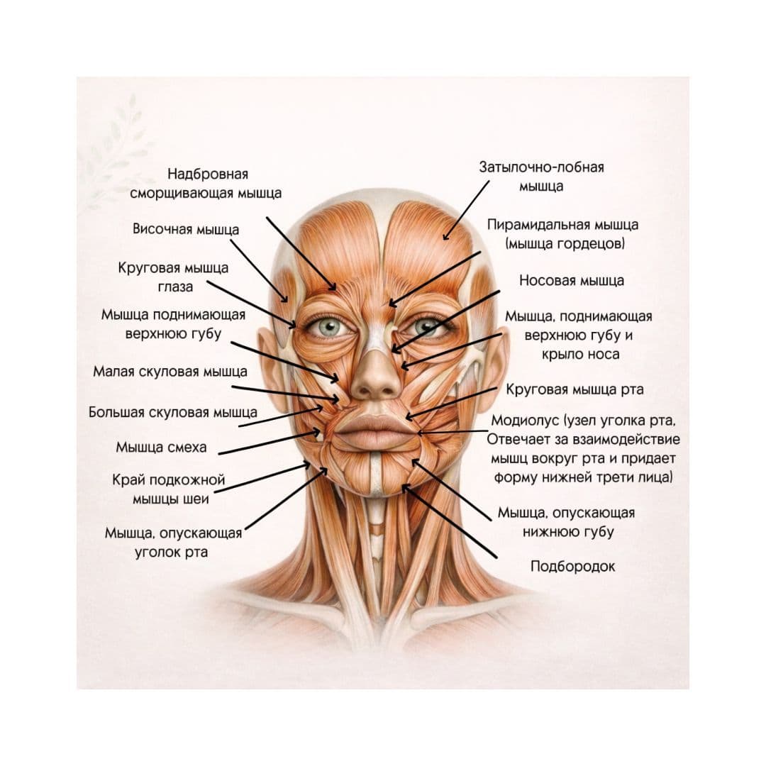 Мышцы лица и шеи: как они влияют на внешность